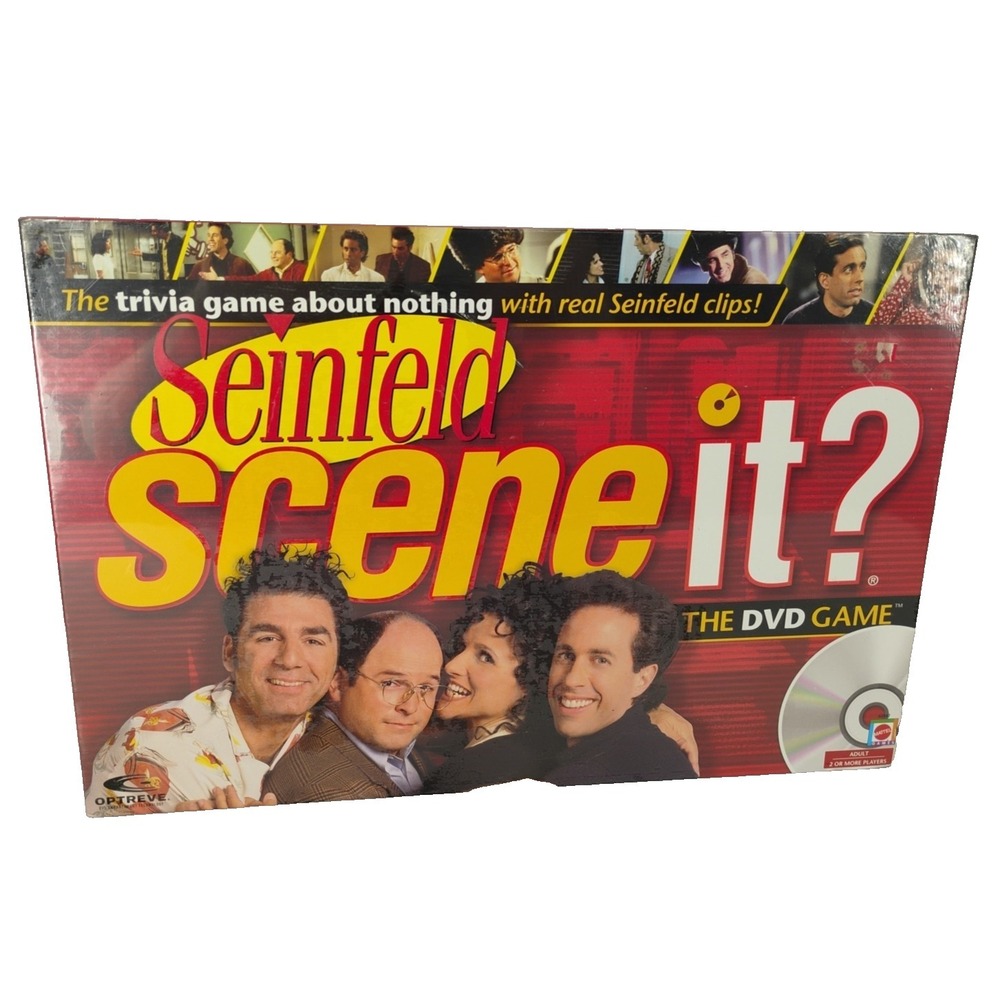 Mattel Scene It DVD Game Seinfeld Edition New & Sealed - Picture 1 of 8